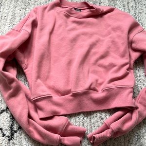 Women's Cropped Sweatshirt - Wild Fable, Pink- xs